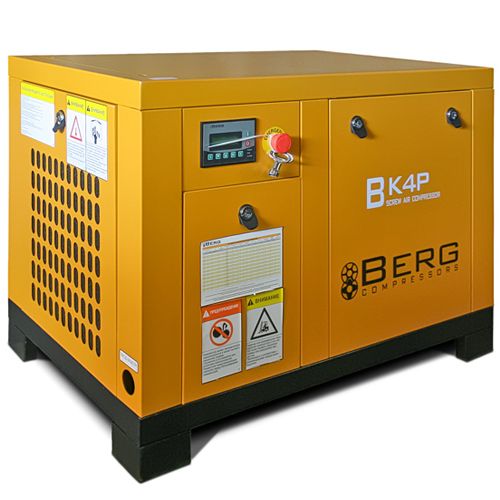 Компрессор BERG ВК-4Р-E/10 бар с ременным частотно-регулируемым приводом