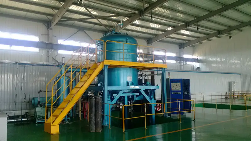 Вертикальная вакуумная индукционная печь ERSTEVAK VIS-V-668