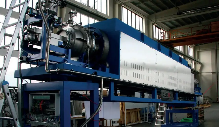 Трубчатая вращающаяся вакуумная печь ERSTEVAK RF-400-3