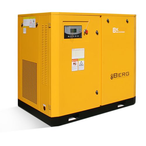 Компрессор BERG ВК-37Р-E/8 бар с ременным частотно-регулируемым приводом