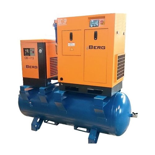 Компрессор BERG ВК-7,5РО-500/7 бар с ременным приводом