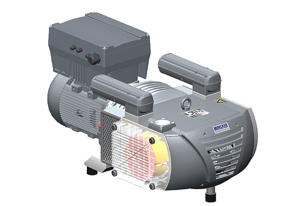 Безмасляный пластинчато-роторный вакуумный насос Becker VTLF 2.360/0-400
