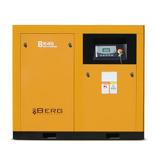 Компрессор BERG ВК-45Р-E/12 бар с ременным частотно-регулируемым приводом
